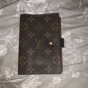 Louis Vuitton PM monogram agenda planner cover